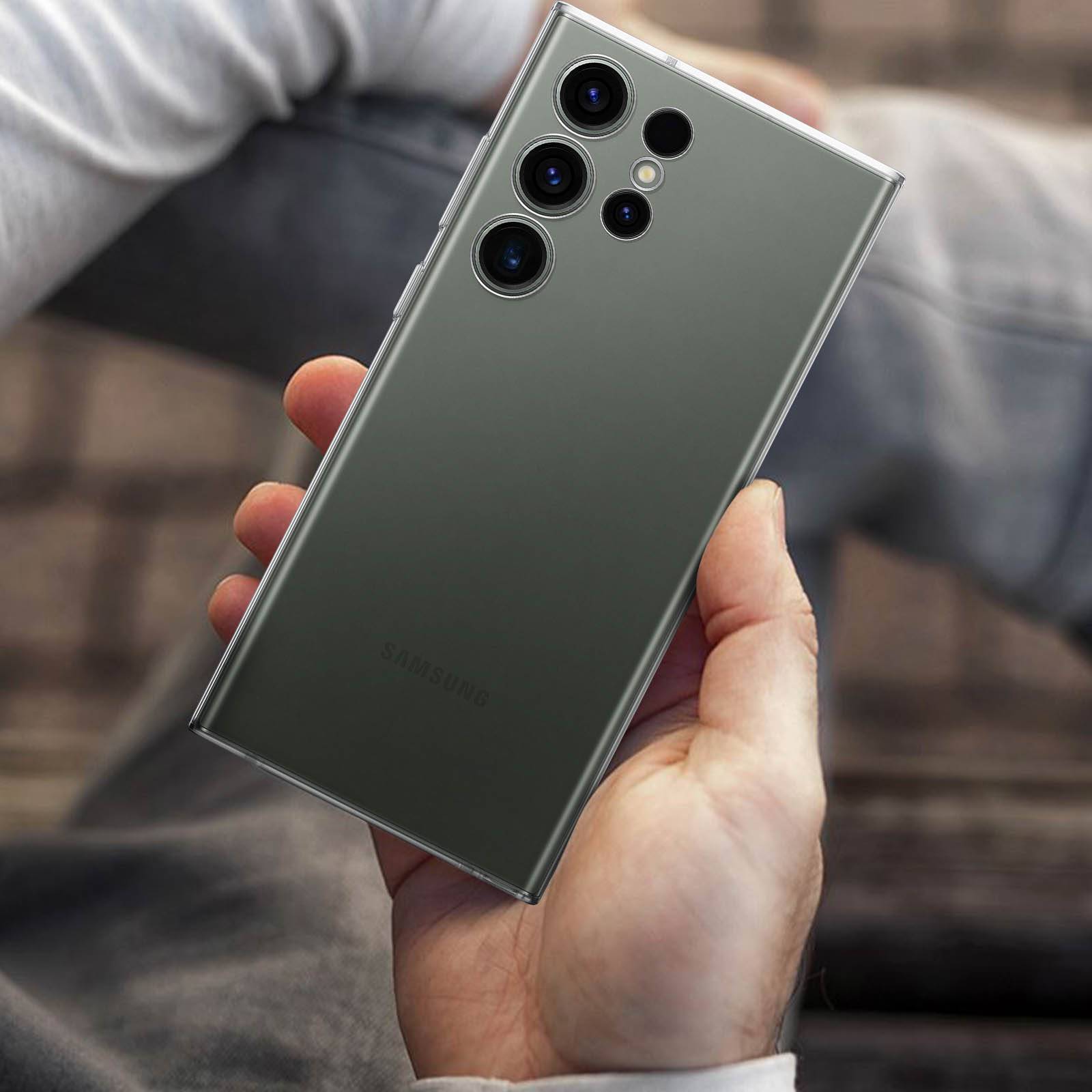 Samsung Clear Case Cover Samsung Galaxy S23 Ultra Transparent Stoßfest