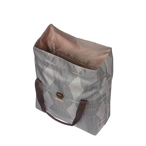 Basilikum Eleganz Fiethopper, grüner Haustier, Wasserstützklappfalt, gepackte Handschultergurte, 20-26L, Taupe