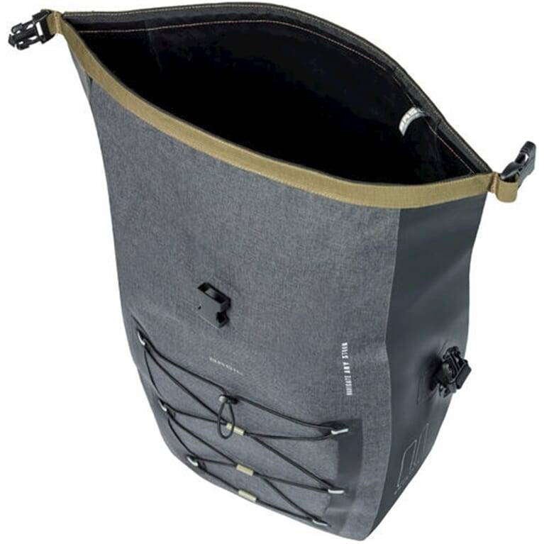 Fahrradtasche Basil Navigator Storm MIK SIDE L 25-31 Liter 46 x 36 x 21 cm - Schwarz