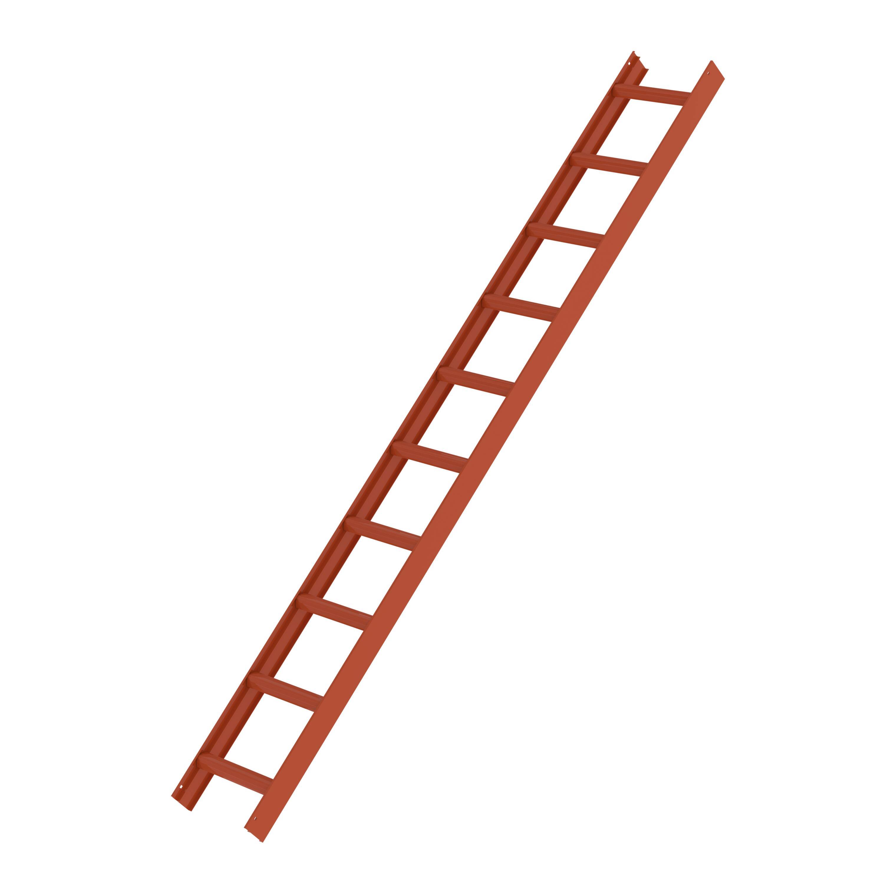 Munk Dachleiter Rot 10 Sprossen