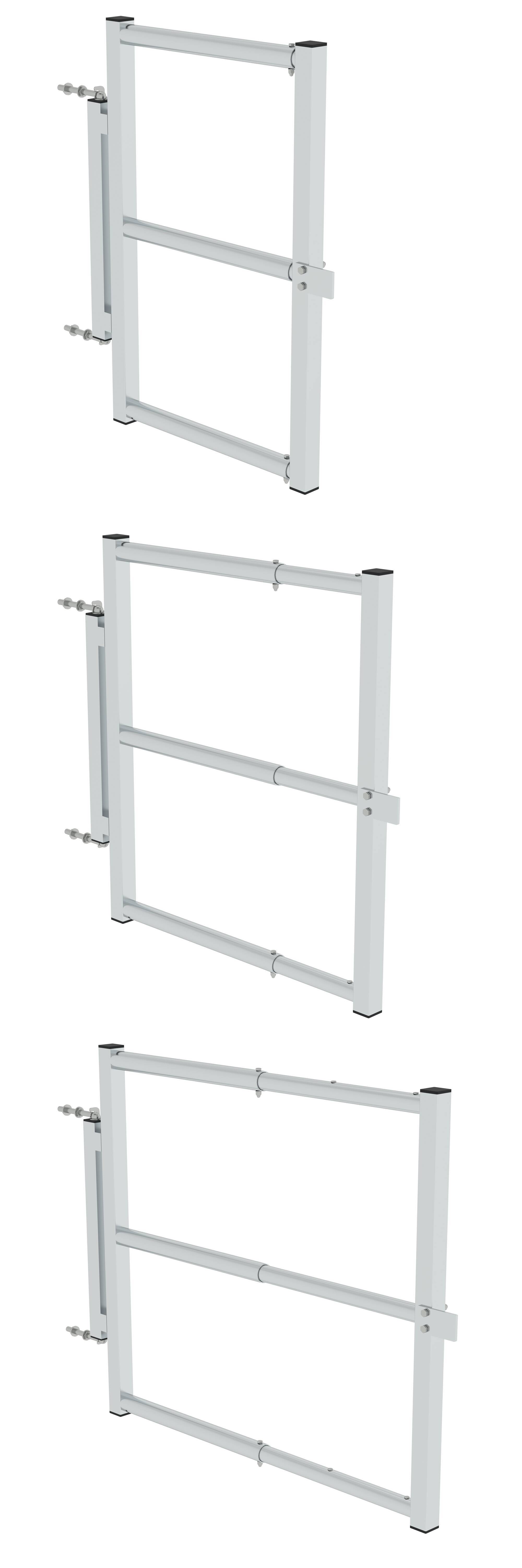 Munk Sicherungstüre teleskopierbar für Plattformbreite 600 mm / 800 mm / 1000 mm