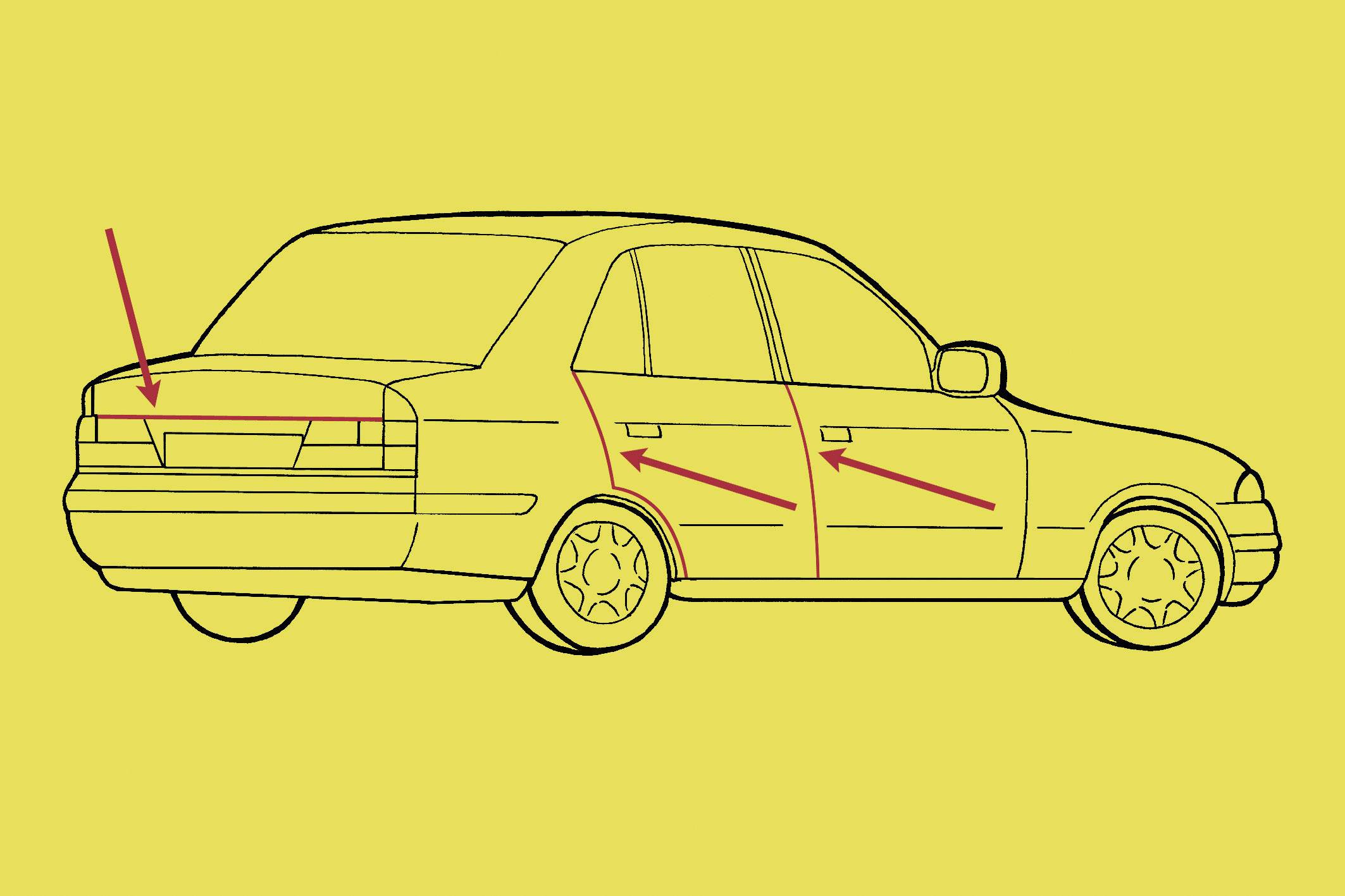 HP Autozubehör 18280 Türkantenschutzleisten Universal