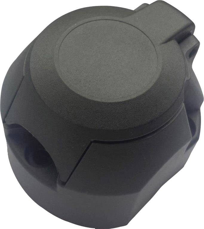 SecoRüt 20145 Anhänger-Steckdose [Steckdose 7polig - Stecker 7polig] ABS Kunststoff