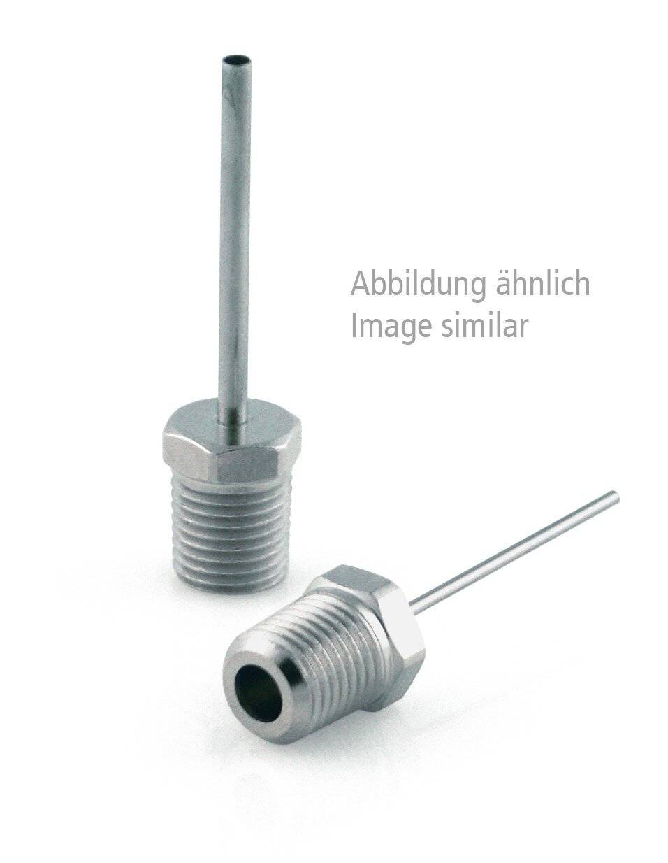 Spezial-Dosiernadel, gerade, Vollmetal, Ø 0,9 / 1,3 mm, 50 mm, gerade