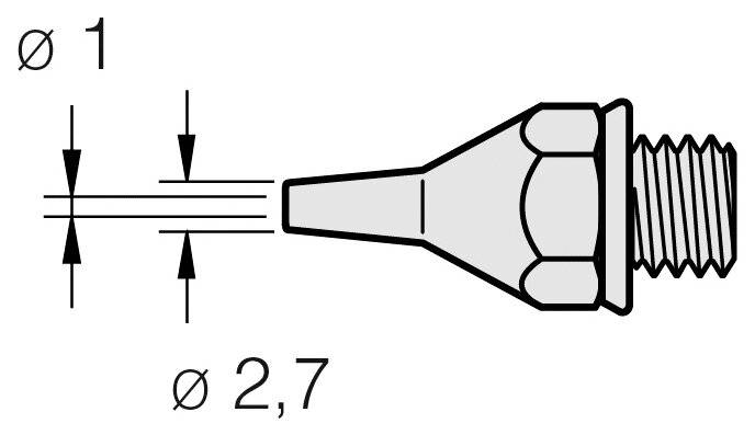 Entlötspitze für 3040000 / 75 W, CLASSIC-Serie, 30HT