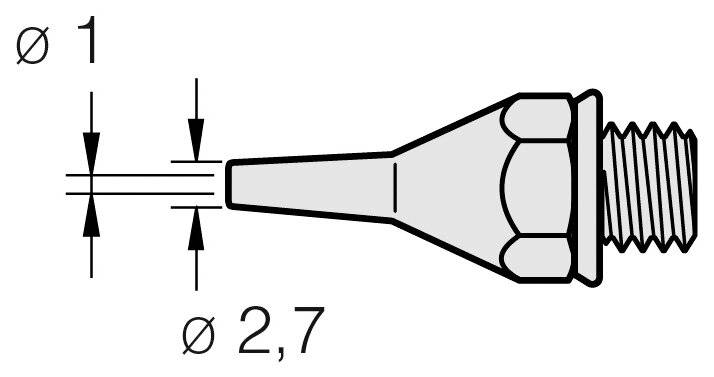 Entlötspitze für 3040000 / 75 W, CLASSIC-Serie, 31HT