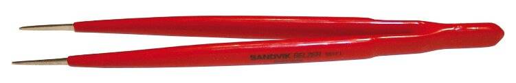 Spitzpinzette, Spezialstahl, PVC ummantelt, 155 mm