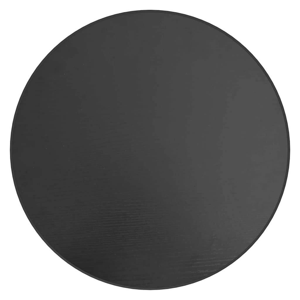 vidaXL Beistelltisch Schwarz Ø35 cm MDF
