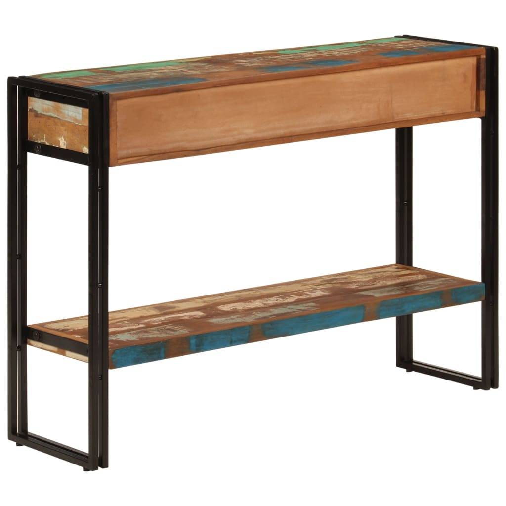 vidaXL Konsolentisch 110x30x76 cm Altholz Massiv