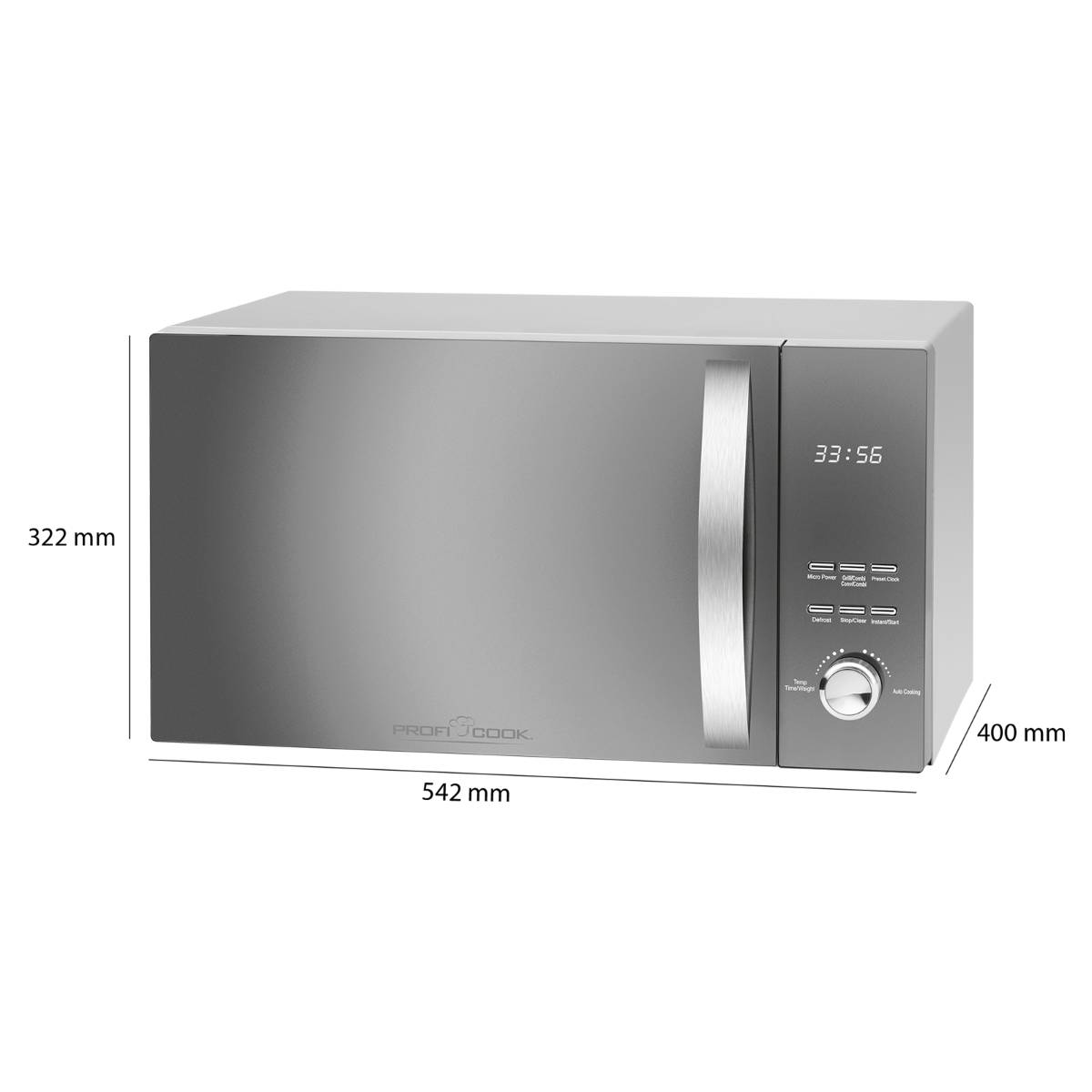 Clatronic ProfiCook PC-MWG 1176 H - Mikrowellenofen mit Konvektion und Grill - 2