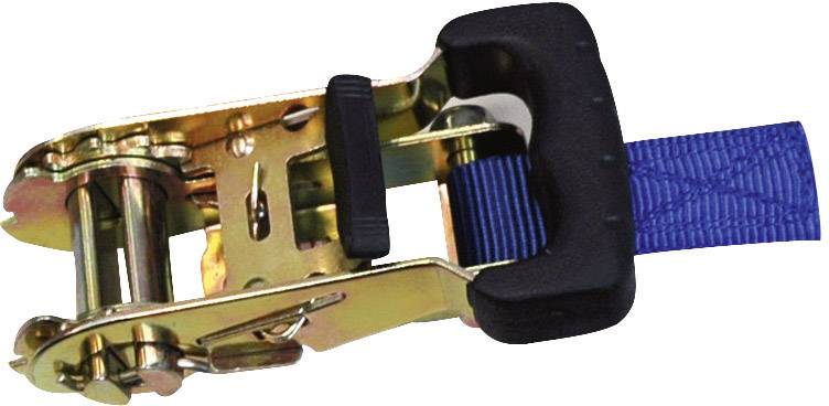 cartrend 70148 Zweiteiliger Spanngurt Zugkraft LC Niederzurren (einzeln/direkt)=150 daN (L x B) 5 m x 25 mm Ratsche EN 12195-2