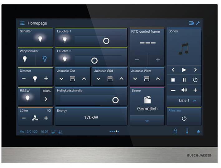 1St. Busch-Jaeger H8237-5B-03 IP touch 10 LAN / LAN 2TMA130050B0060