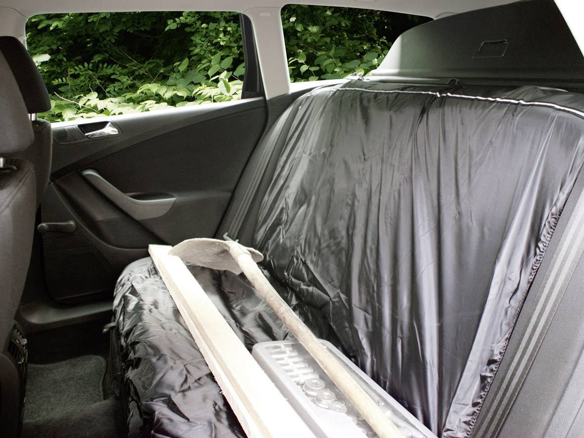 HP Autozubehör 19080 Sitzbezug 1 Stück Schwarz Rücksitz