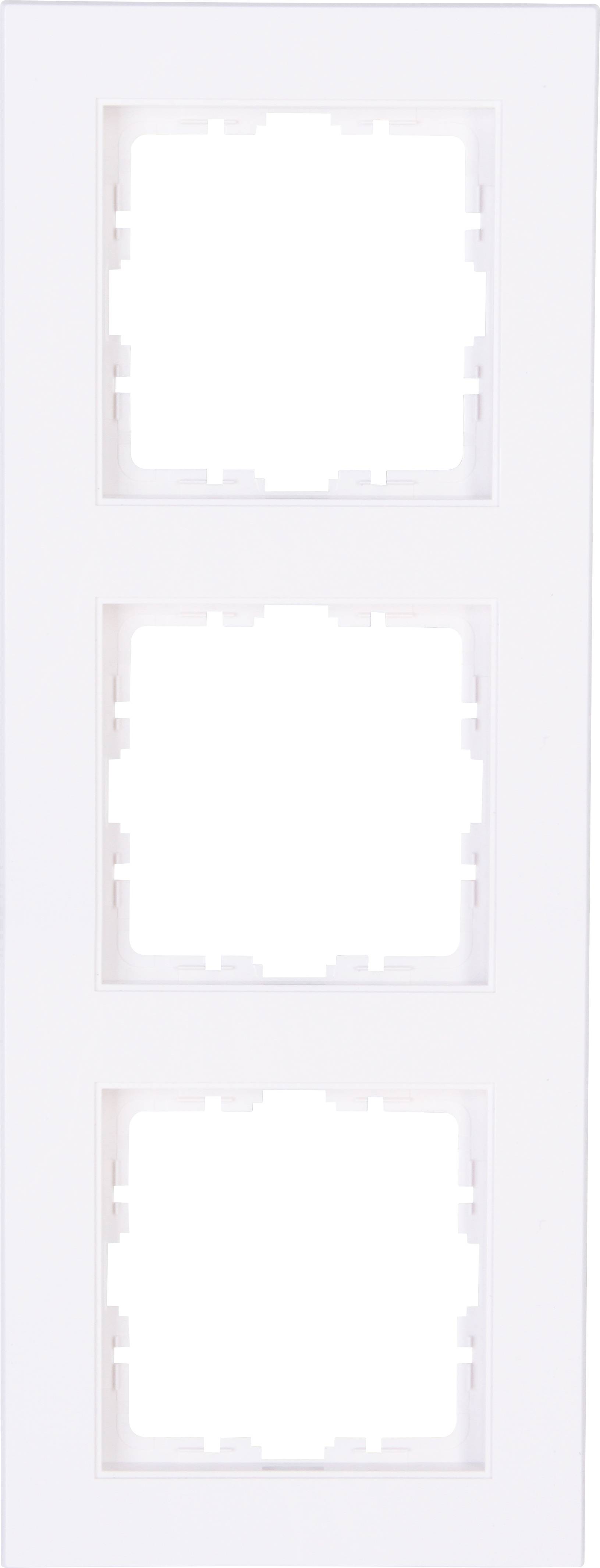 Heinrich Kopp Kopp HK07-Abdeckrahmen 3-fach402732008Farbe arktisweiß matt