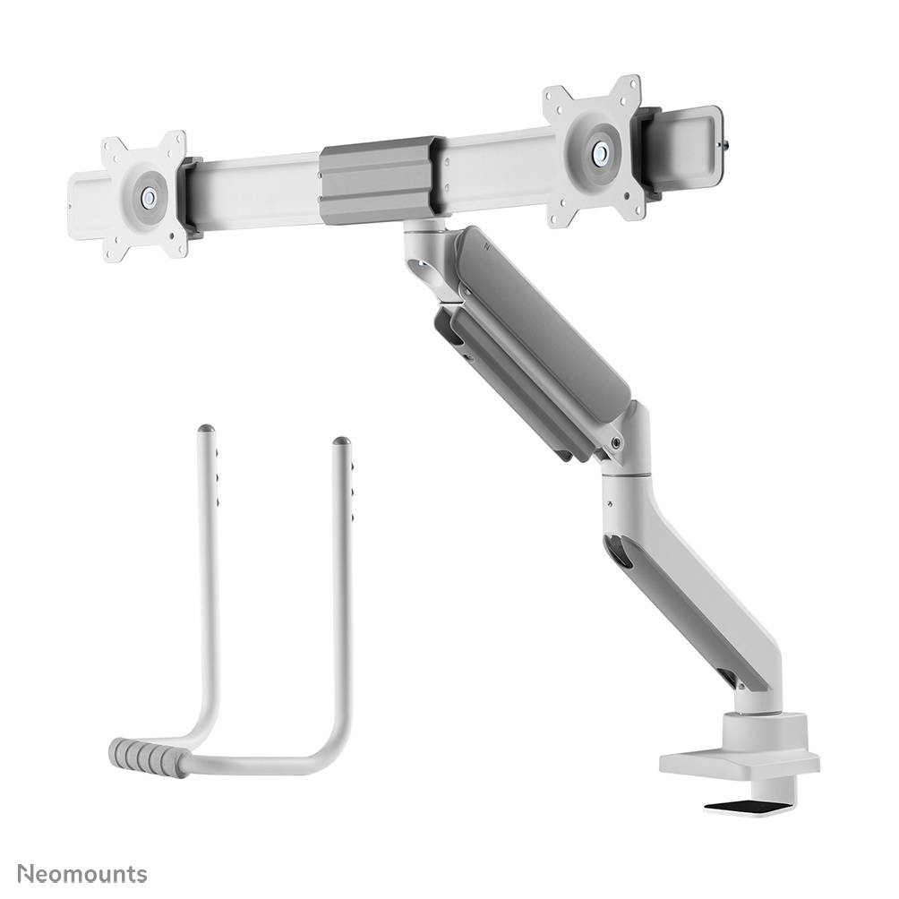 Neomounts Monitor-Tischhalterung DS75-450WH2 2 Display(s) 43,2cm (17") - 81,3cm (32") Weiß Höhenverstellbar, Neigbar, Schwenkbar