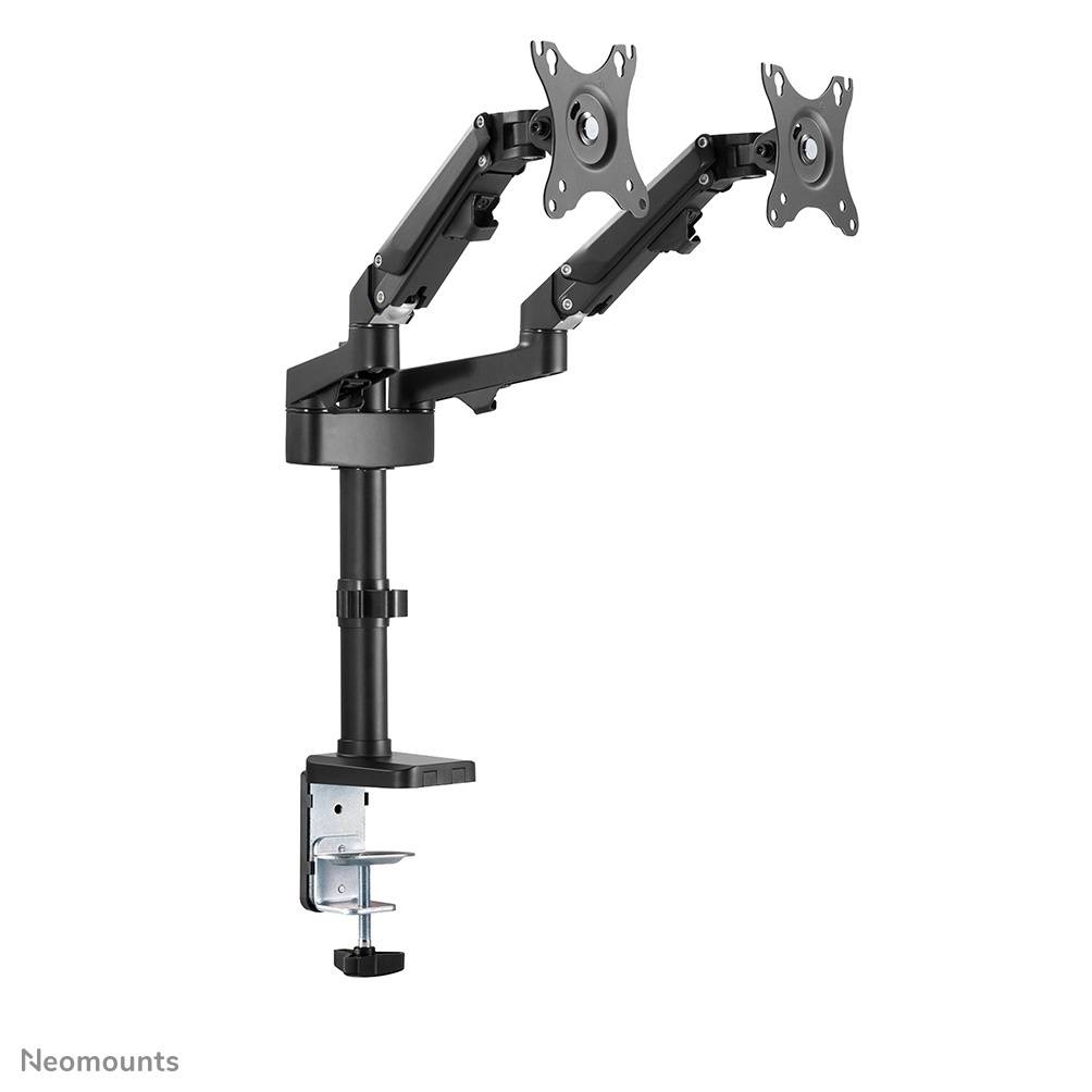 Neomounts DS70-750BL2 Monitor-Tischhalterung 2 Display(s) 43,2cm (17") - 68,6cm (27") Schwarz Höhenverstellbar, Rotierbar