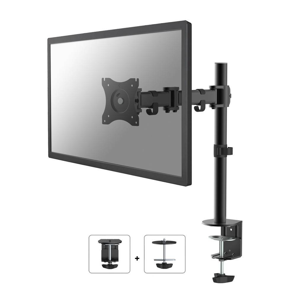Neomounts NM-D135BLACK 1fach Monitor-Tischhalterung 25,4 cm (10") - 76,2 cm (30") Neigbar, Schwenkbar Schwarz