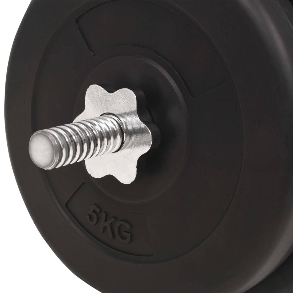 vidaXL Langhantel-Set 30 kg