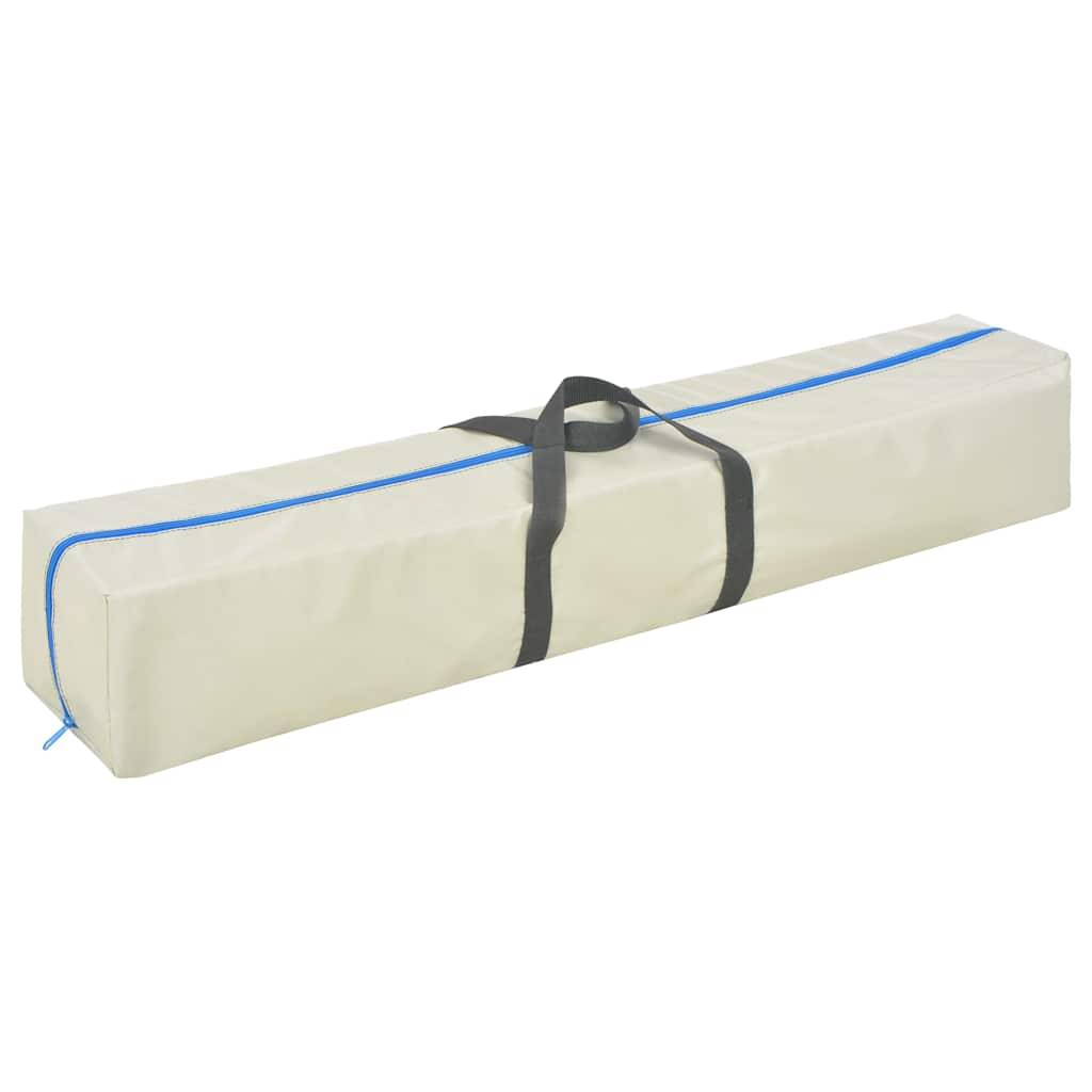vidaXL Aufblasbare Gymnastikmatte mit Pumpe 500x100x10 cm PVC Blau