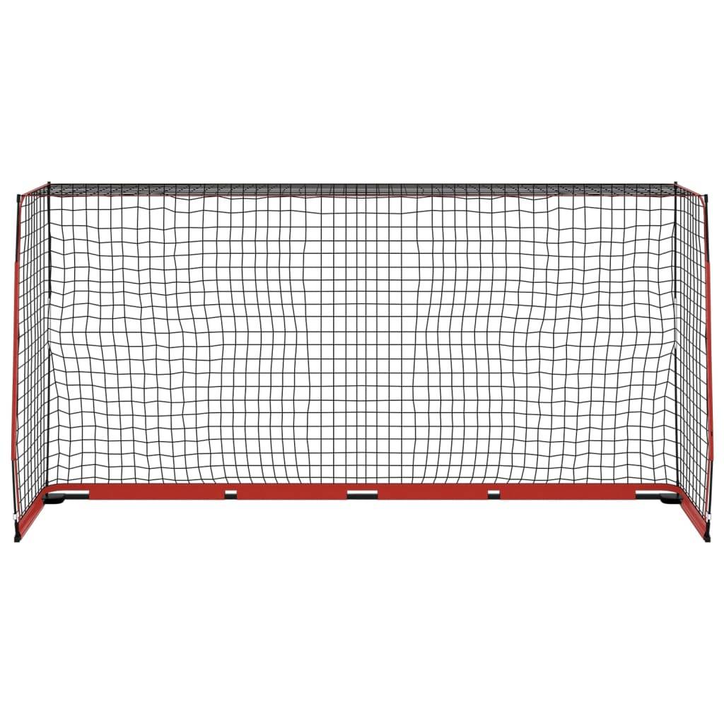 vidaXL Fußballtor 366,5x91x183 cm Stahl