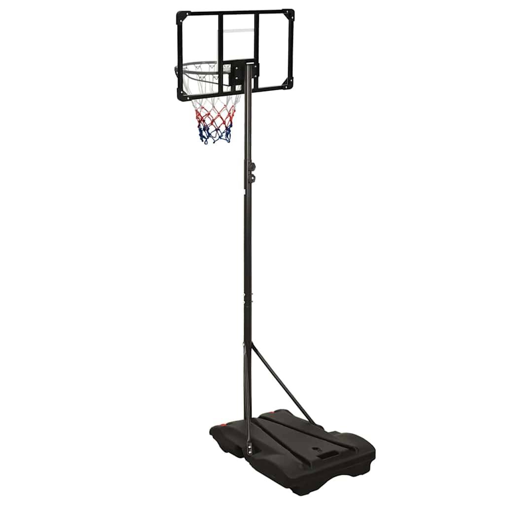 vidaXL Basketballständer Transparent 216-250 cm Polycarbonat
