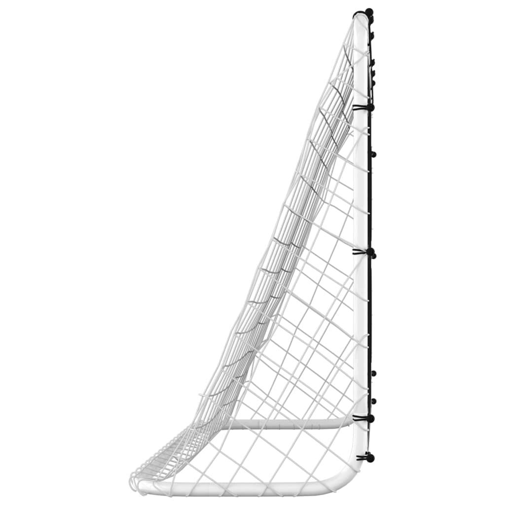vidaXL Fußballtor mit Torwand Stahl 184x61x122 cm