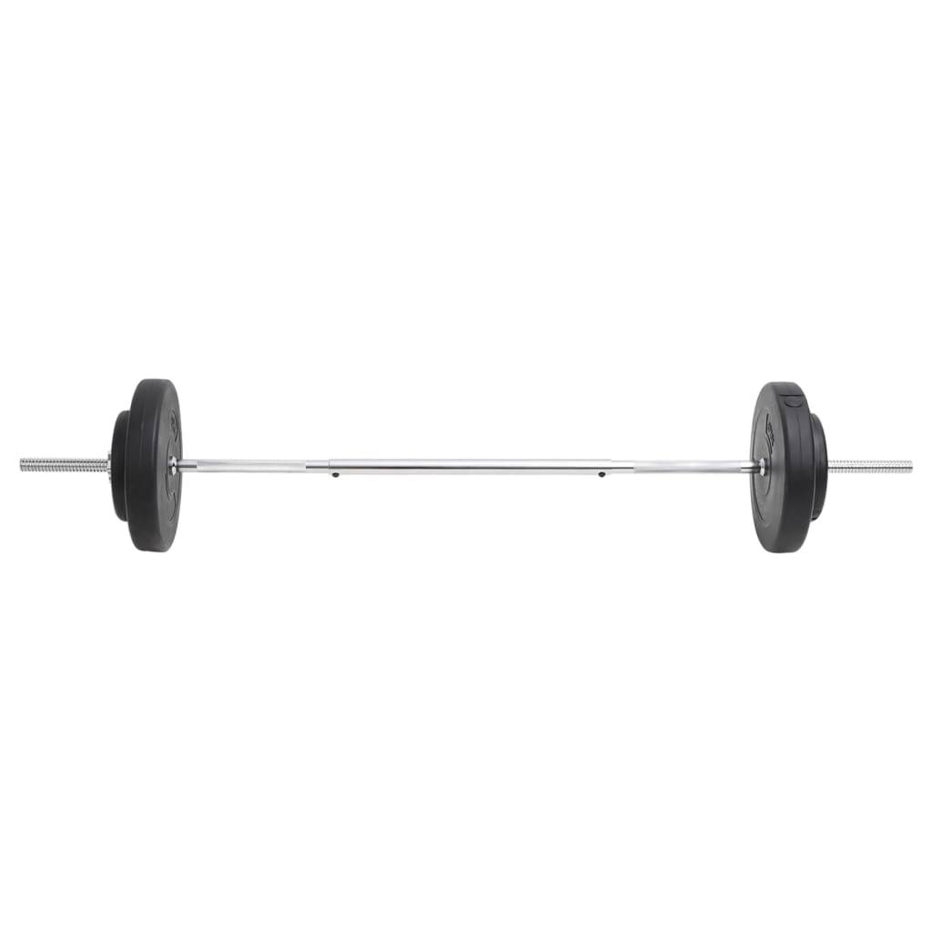 vidaXL Langhantel mit Gewichten Set 30 kg