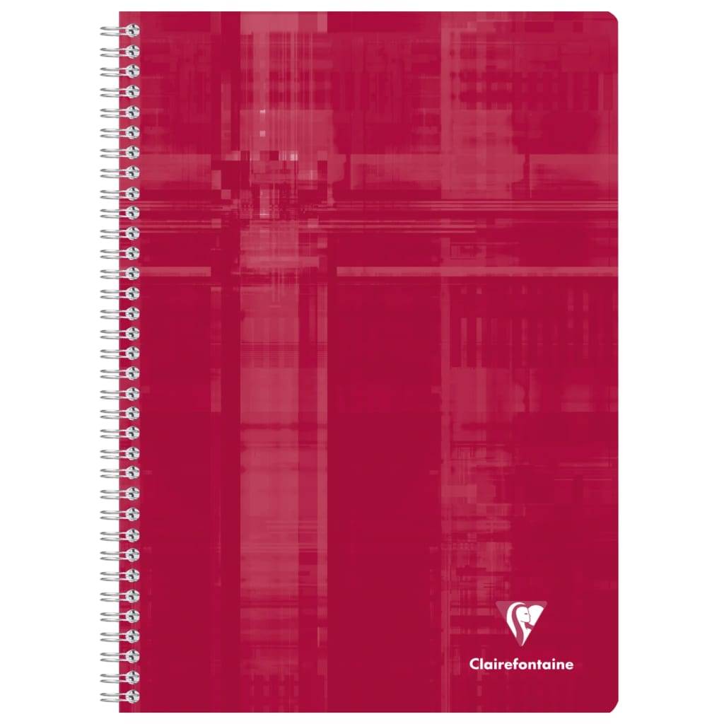 Clairefontaine Spiralhefte 5 Stk. A4 90 Blatt Kariert 5x5 mm