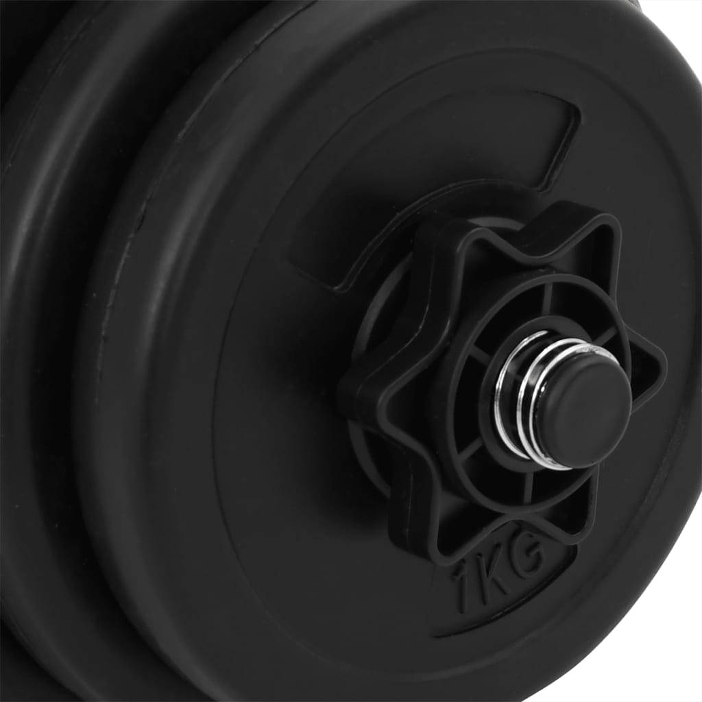 vidaXL Hantel 1 Stk. 15 kg