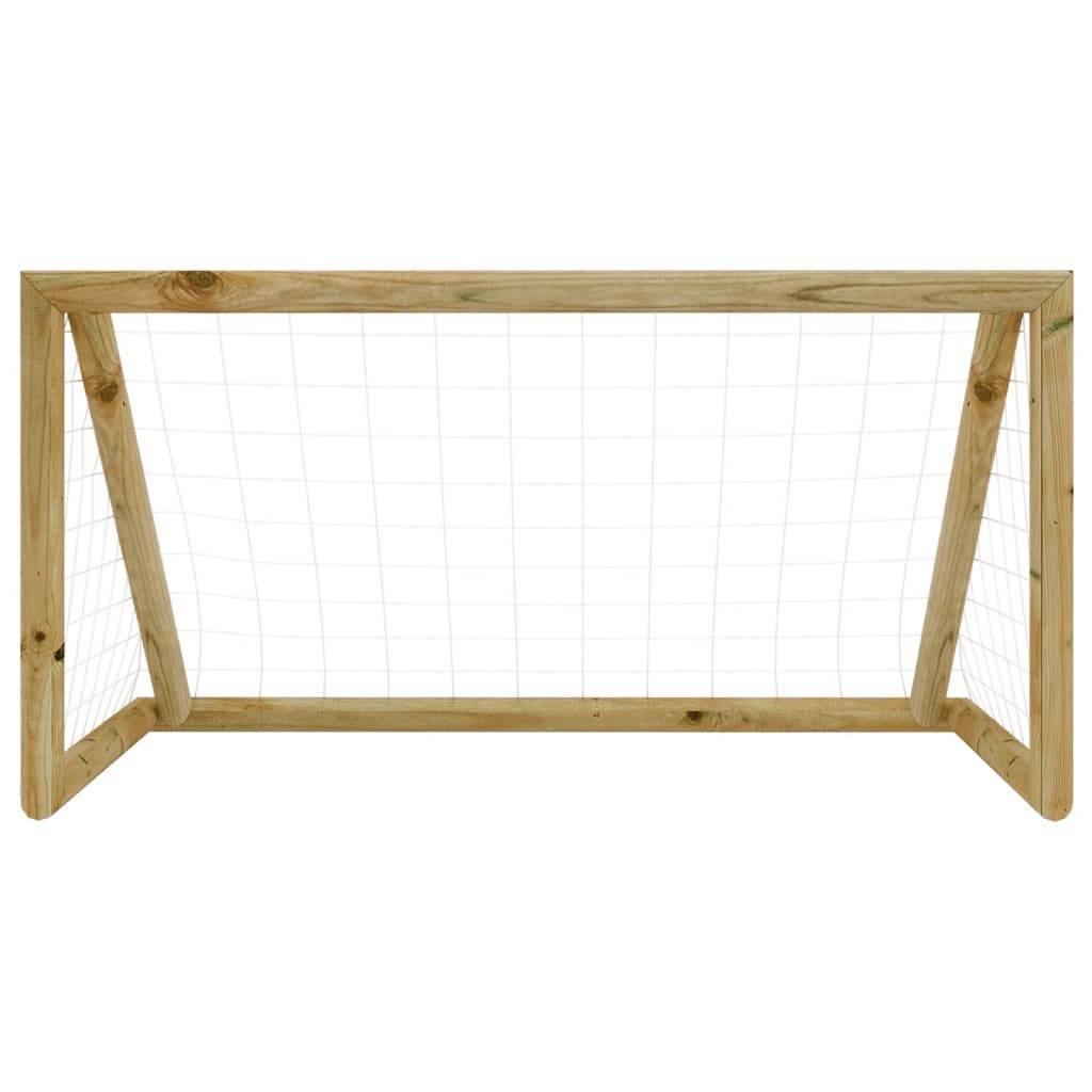 vidaXL Fußballtor mit Netz 160x80x100 cm Kiefernholz Imprägniert