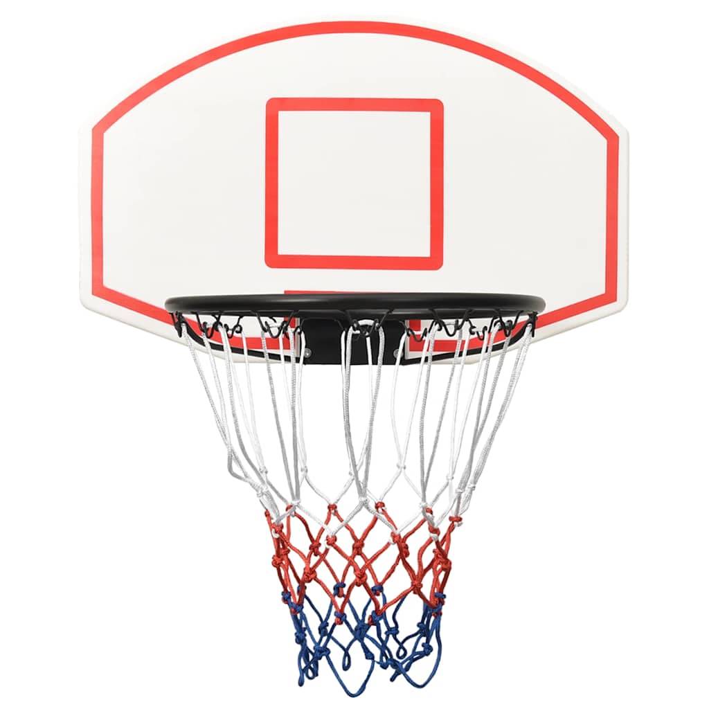 vidaXL Basketballkorb Weiß 71x45x2 cm Polyethylen
