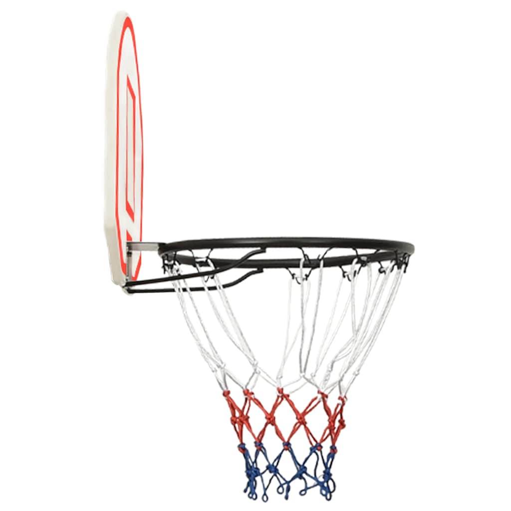 vidaXL Basketballkorb Weiß 71x45x2 cm Polyethylen