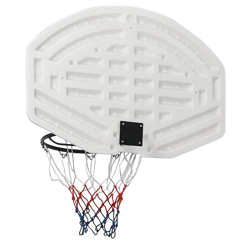 vidaXL Basketballkorb Weiß 90x60x2 cm Polyethylen