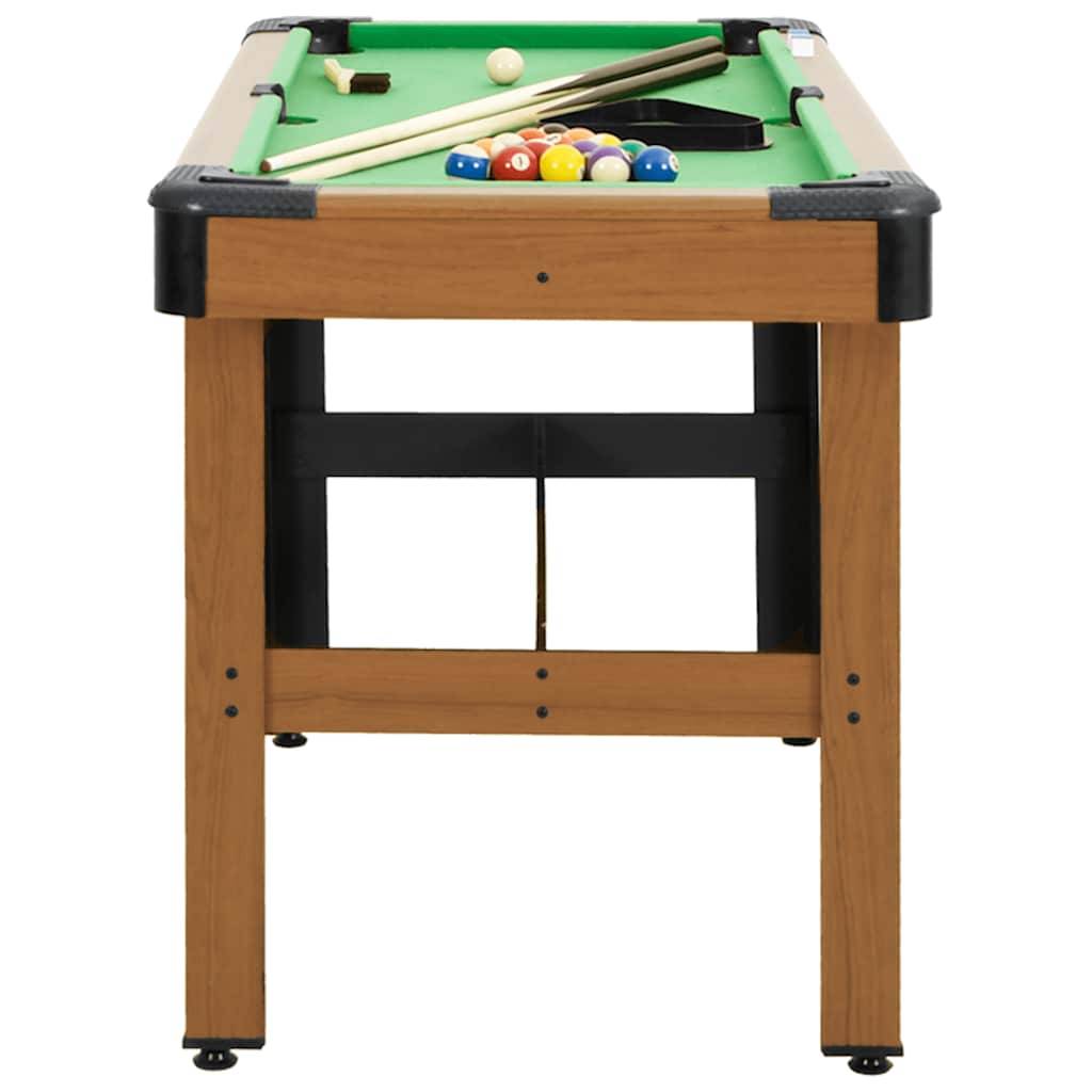 vidaXL Billardtisch 4 Fuß 122×61×76 cm Braun