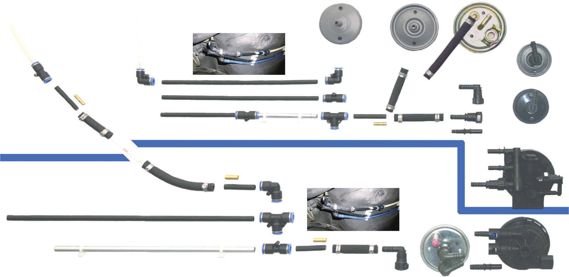 Kunzer 7KLR117 Kraftstoffleitungsreparaturset, 117 tlg