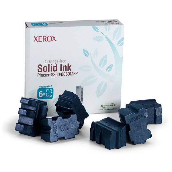 Xerox 6er-Pack - Cyan - feste Tinten - für Phaser 8550
