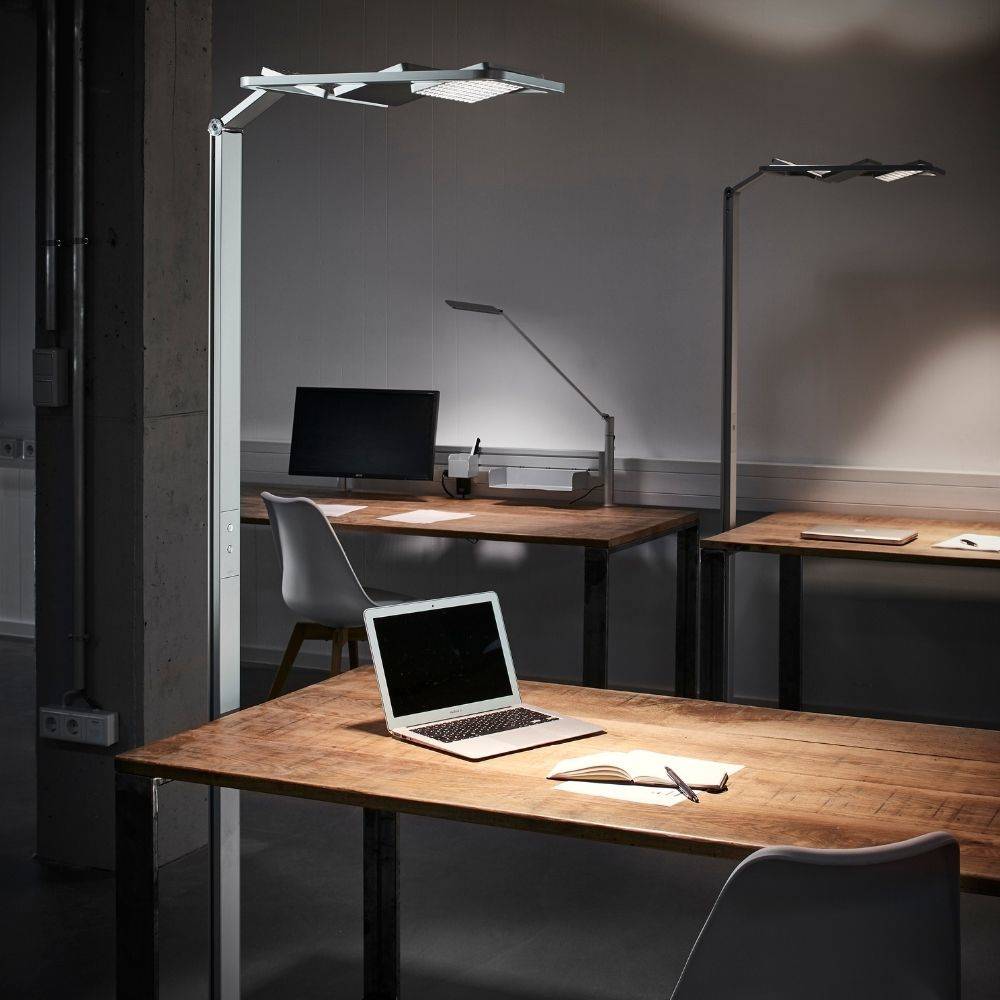 Novus Attenzia space active HCL BT LED Stehleuchte, weiß (740+6191+001)