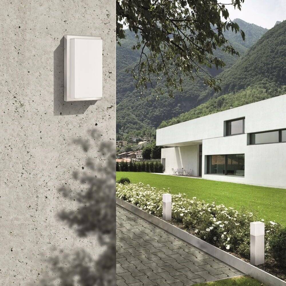 LCD Automatikleuchte LB20 Edelstahl IP44 m.Sensor