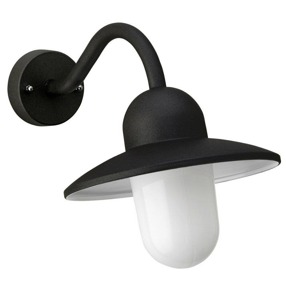 Gebr. Albert Wandleuchte E27 schwarz 660649