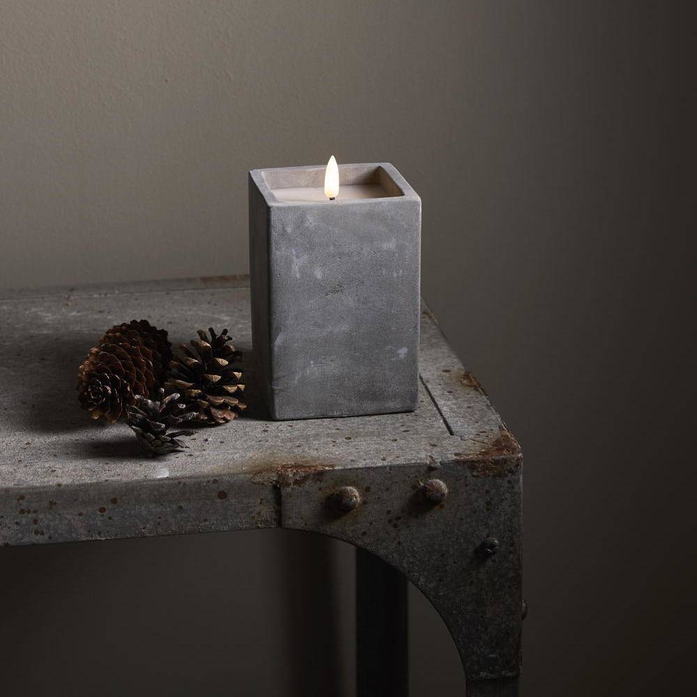 LED Kerze Flamme Cem in Graphit 0,03W 140mm