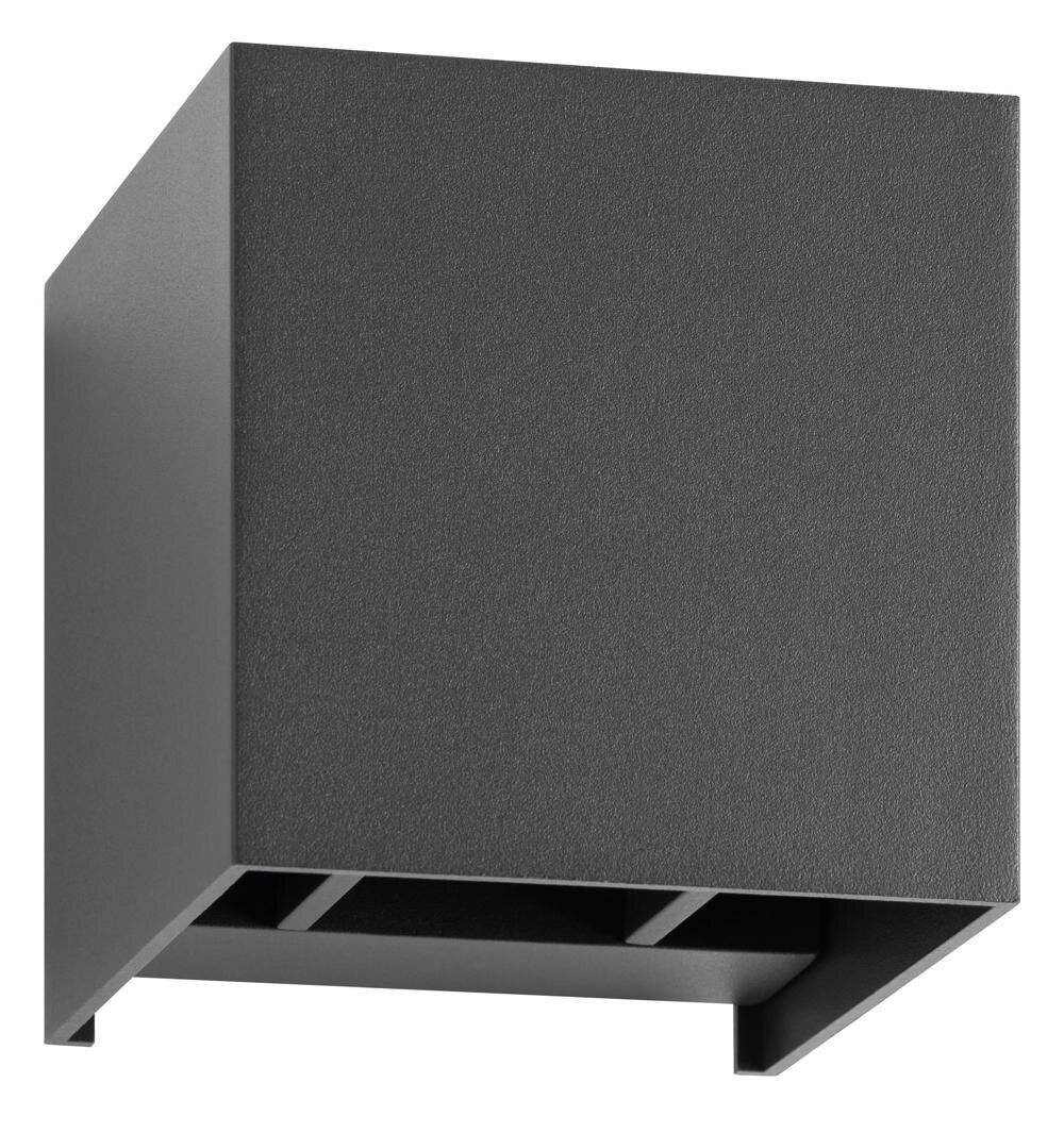 LED Wandleuchte in Anthrazit 2x 6W 1960lm IP54
