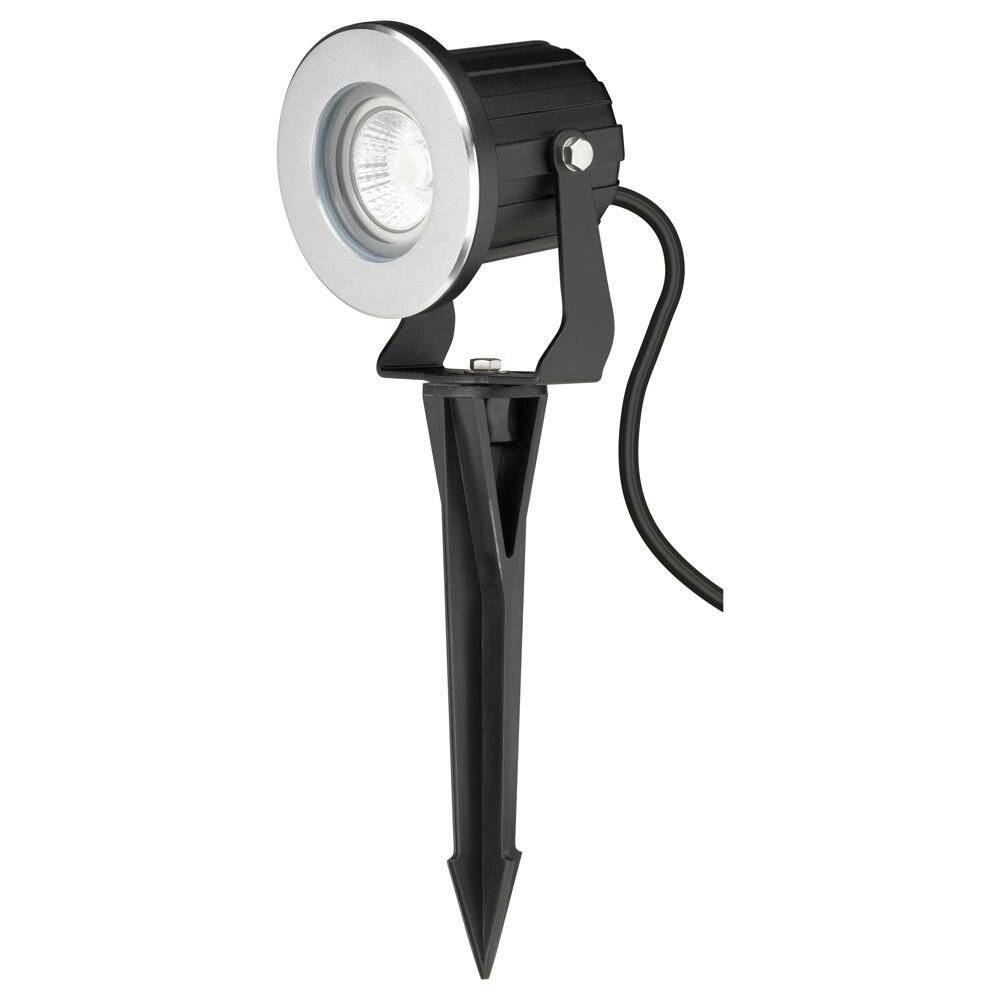 LCD Erdspiessstrahler LB20 alu-Druckguss schwarz GU10 max.35W