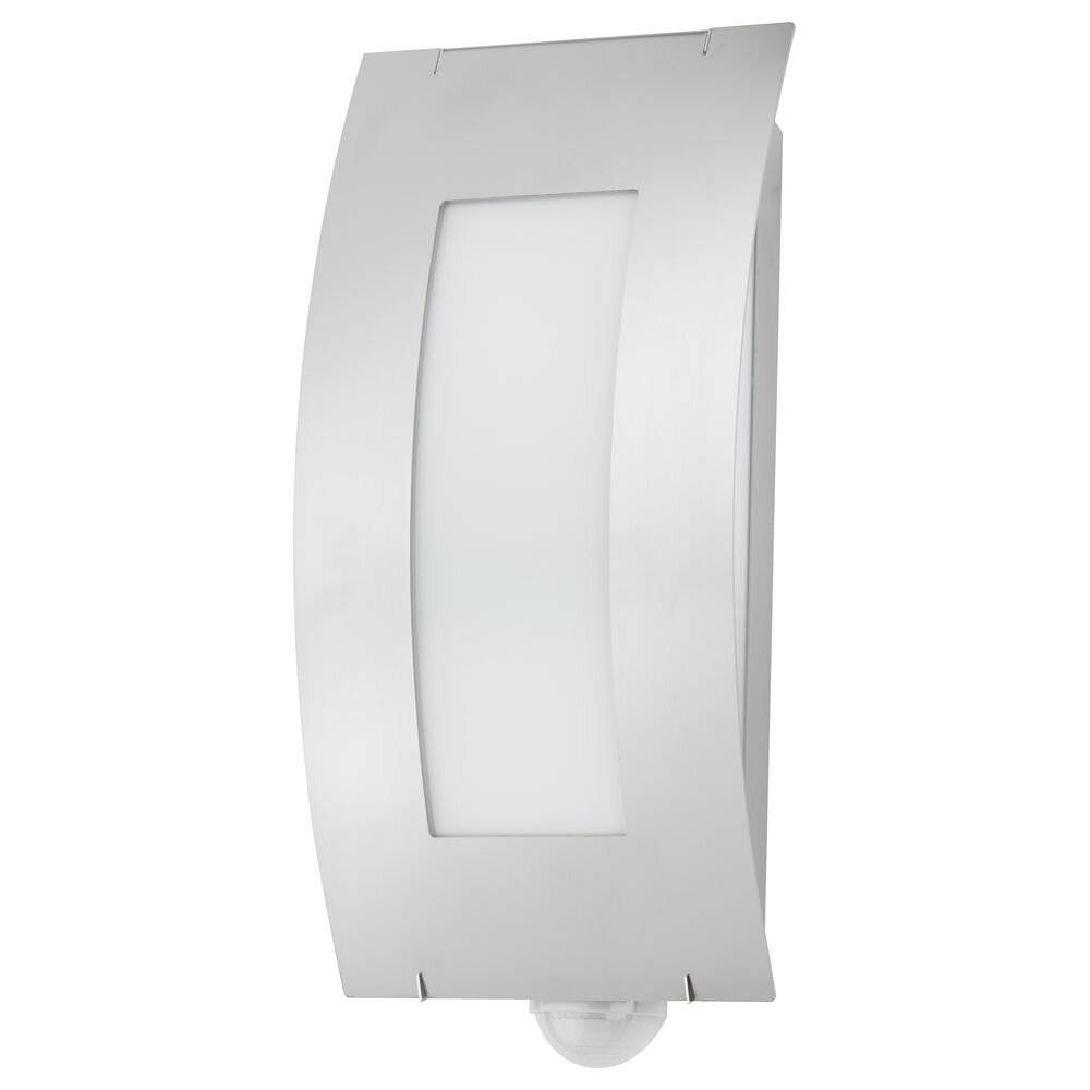 Außenwandleuchte Aqua Quadrat aus Edelstahl IP44 E27 mit Bewegungsmelder