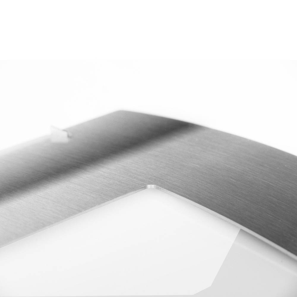 Außenwandleuchte Aqua Quadrat aus Edelstahl IP44 E27 mit Bewegungsmelder