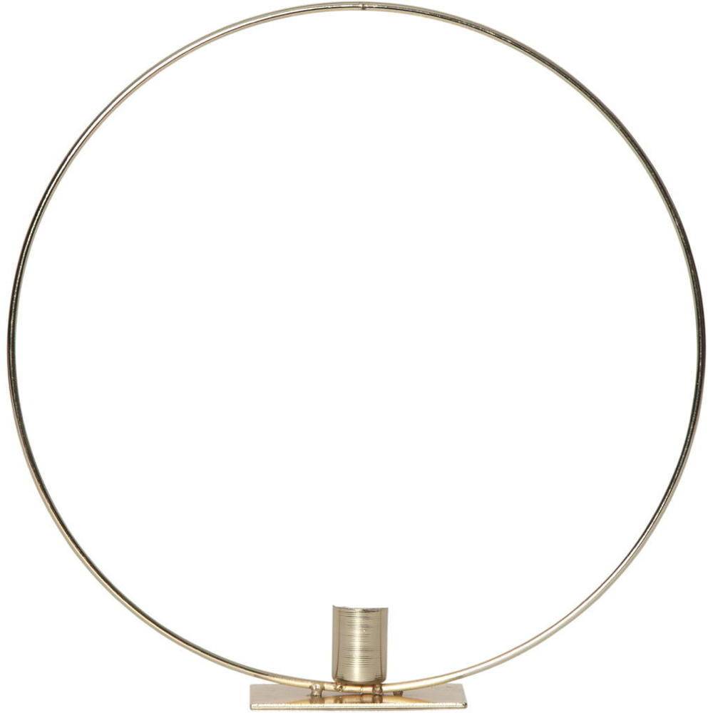 LED Tischleuchte Flamme Ring in Gold 0,06W