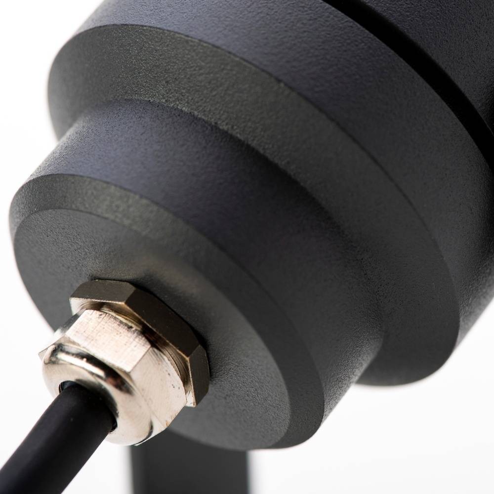 Außenstrahler aus Aluminium in Anthrazit GU10