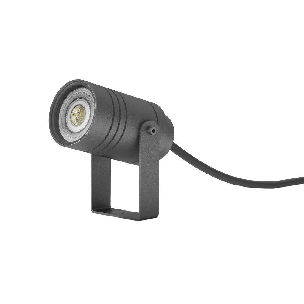 Außenstrahler aus Aluminium in Anthrazit GU10