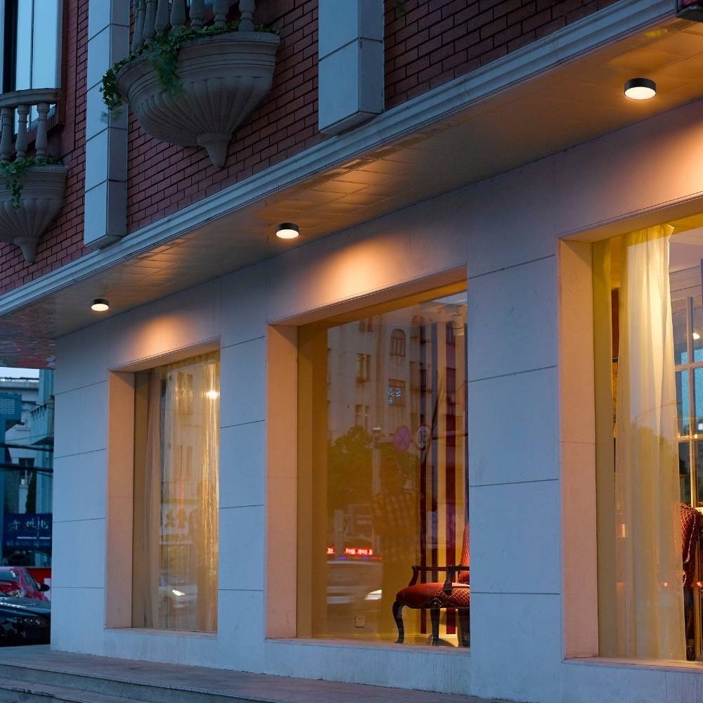 LED Wand- und Deckenleuchte in Anthrazit 6W 539lm IP65 150mm