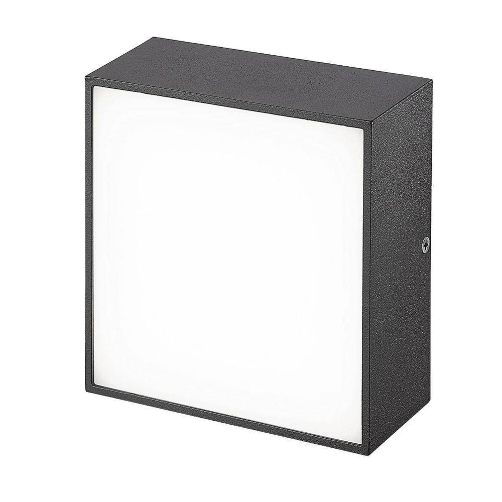 LED Wand- und Deckenleuchte in Anthrazit 4W 333lm IP65 141x141mm