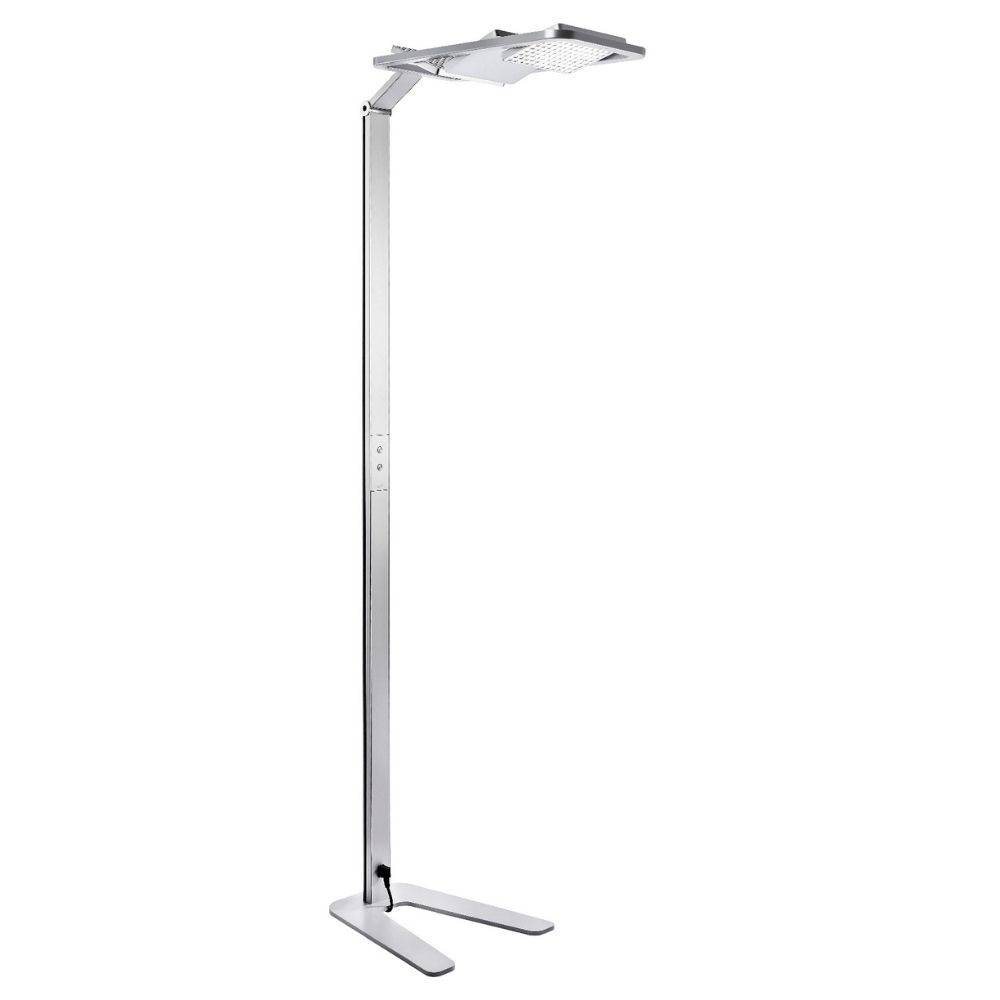 Novus Attenzia space active HCL BT LED Stehleuchte, silber (740+6199+001)